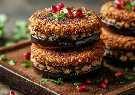 Мини-бургеры из баклажанов — обалденная закуска. Ели все лето и осень и на Новый год будем готовить