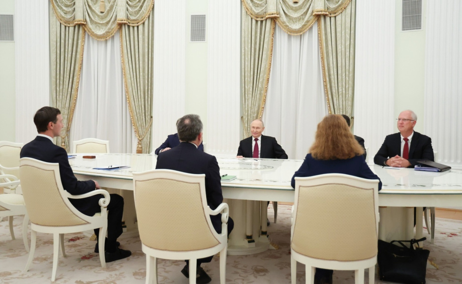 Встреча со спецпосланником президента США Стивом Уиткоффом