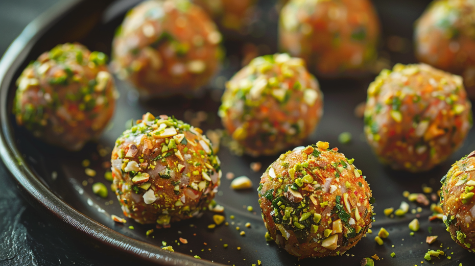 Нежнейшие шарики с перцем и сыром