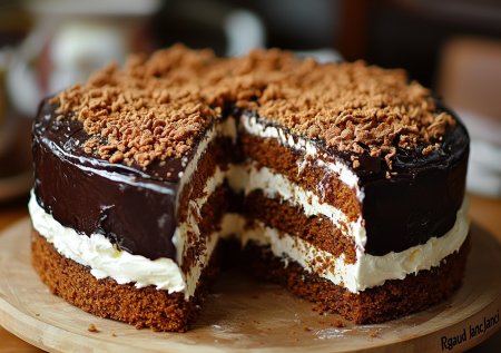 Наполеон больше не делаю. Пеку «Риго Янчи» — венгерский торт с тающим кремом и хрустящей глазурью