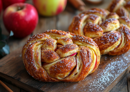 Забудьте про шарлотку! Эти яблочные плетенки с корицей в разы красивее и нежнее. Аромат детства за 20 минут