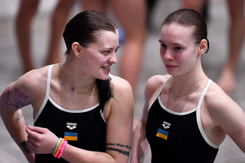 Спортсменки София Лыскун (слева) и Ксения Байло