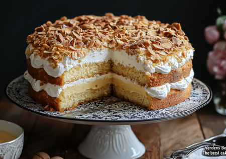 Прагу и медовик больше не покупаю! Моя новая любовь — норвежский торт с хрустящей миндальной шапкой и заварным кремом