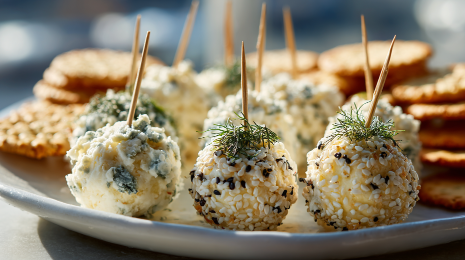 Простые сырные «Снеговики» за 10 минут