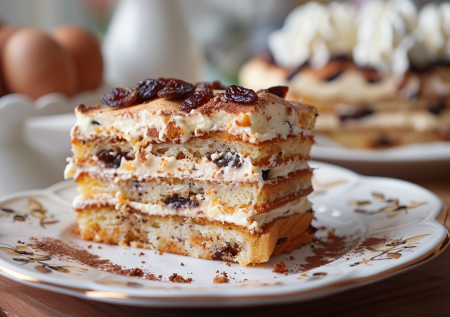 Чернослив, маскарпоне и мед. Собираю торт «Звездная ночь»: медовые коржи и нежный сливочный крем