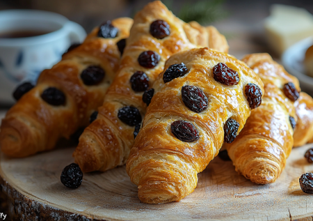 Беру творог и изюм и делаю чудо: «пуховые» рожки с творожной начинкой. Идеально к чаю или кофе