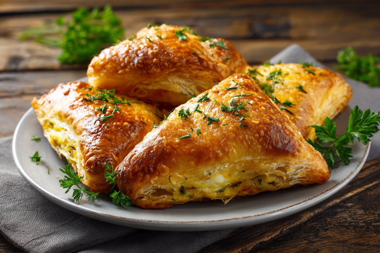 К чаю самое то: рецепт пирожков из слоеного теста с капустой