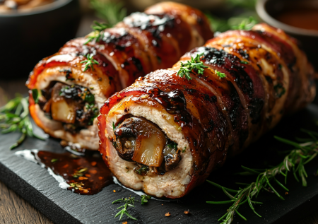 Рулет для праздника и ужина: готовлю так, и курятина получается сочной и очень ароматной