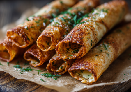 Хрустящие сырные палочки из лаваша за 10 минут — постный рецепт