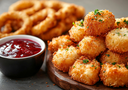 Домашняя пивная тарелка: идеальная закуска с гренками, луком и сыром — а еще вкуснейший соус