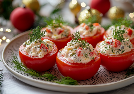 Баночка шпрот — и помидоры станут главным блюдом на праздничном столе: закуска на миллион