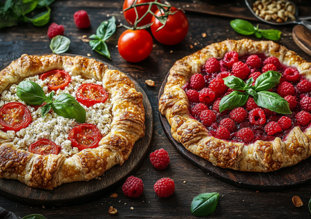 Беру 2 пачки творога и готовлю сразу 2 галеты: сладкую и как пицца — обалденная выпечка как в пекарне