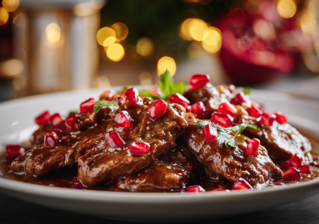 Простой рецепт для смелых: печень в сладком соусе к Новому году