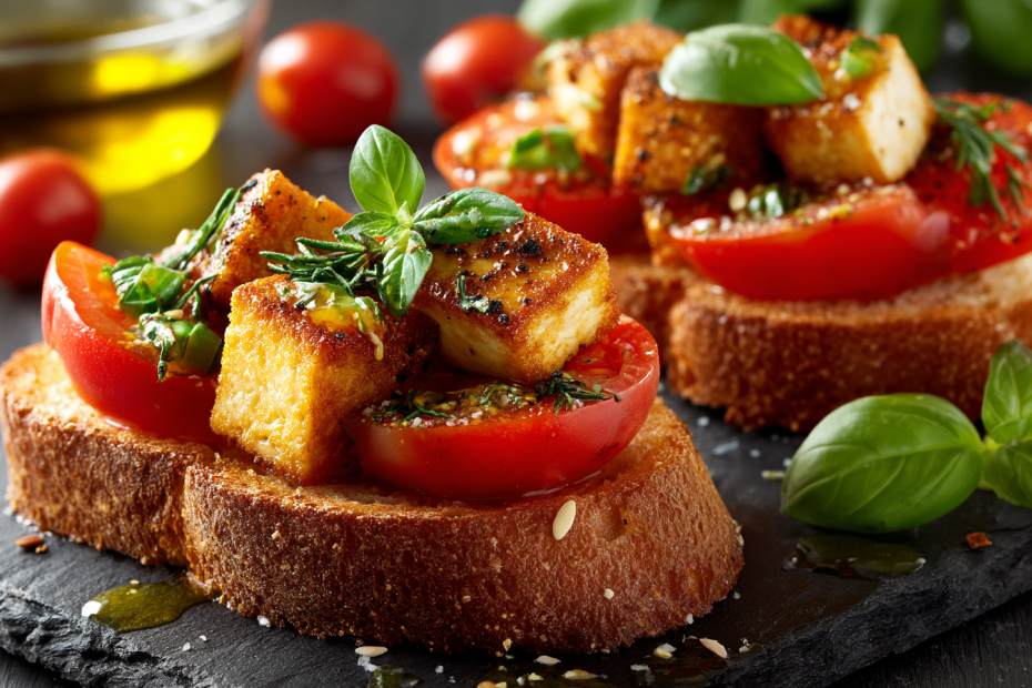 Готовим брускетту с сыром на любой праздник