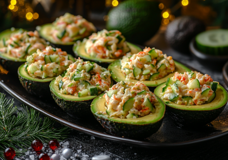 ПП-салат с крабовыми палочками и авокадо: дарит насыщение без тяжести в желудке