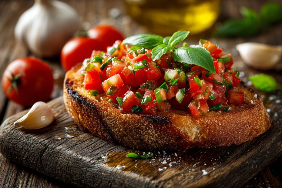 Как приготовить идеальную брускетту