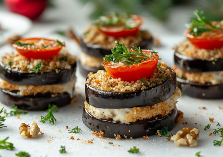 Баклажаны с сырной начинкой: вкуснейшие закусочные «бутерброды» из овощей. Станут звездой любого застолья