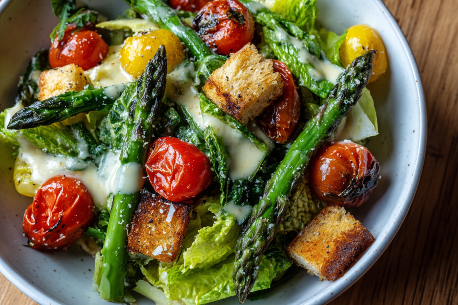 Салат цезарь с тофу