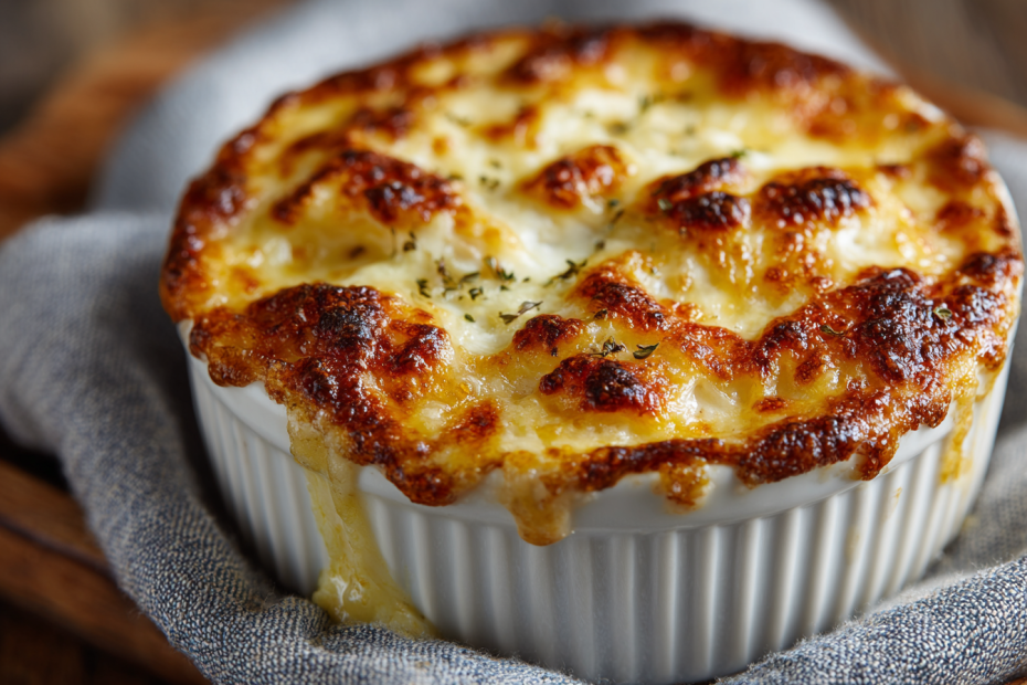 Запеченный минтай с сыром и сметаной