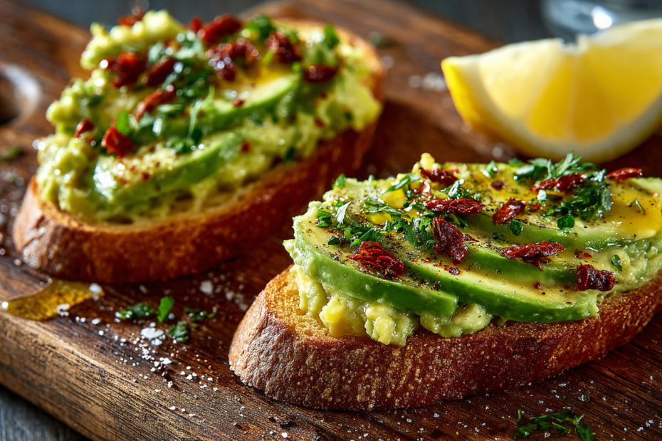 Домашняя брускетта с тофу