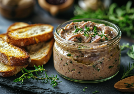 Беру печень и специи — творю чудо: нежный паштет с пряными травами. Намазывай на тосты и наслаждайся