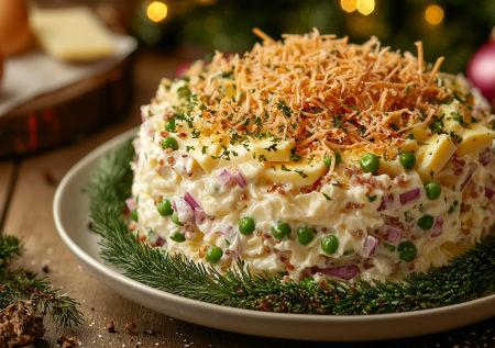 Салат «Чайка»: простой и быстрый, выручит в будни и затяжные праздничные дни