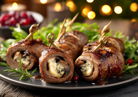 Готовлю печень по-новогоднему: с шампиньонами и плавленым сыром