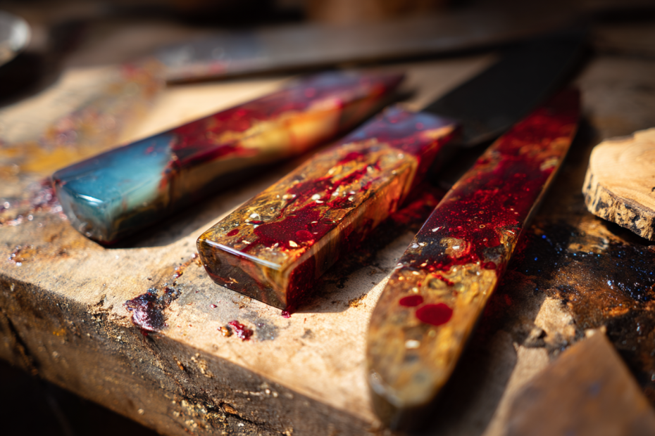 Эпоксидная смола: делаем рукоятки для ножей и столешницы своими руками