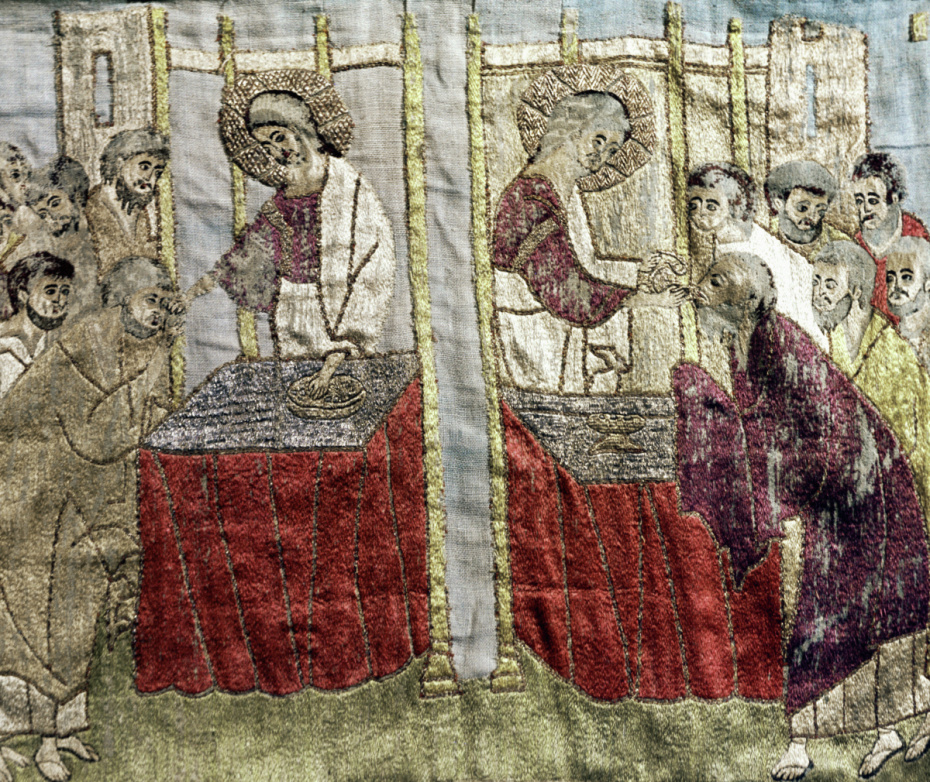 Древнерусское шитье — пелена «Рождество Христово», XV век