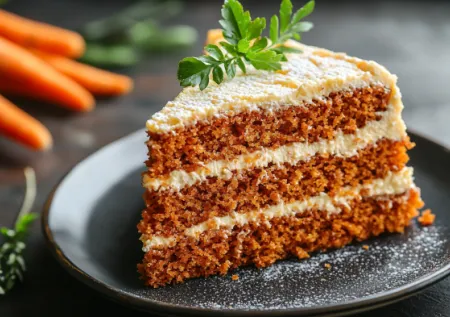 Невероятно ароматный пирог с морковью и апельсиновым соком за 45 минут