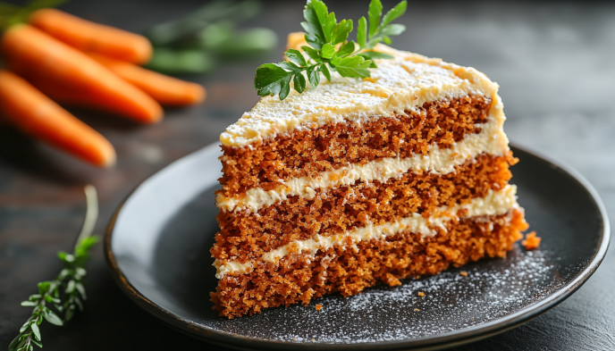 Невероятно ароматный пирог с морковью и апельсиновым соком