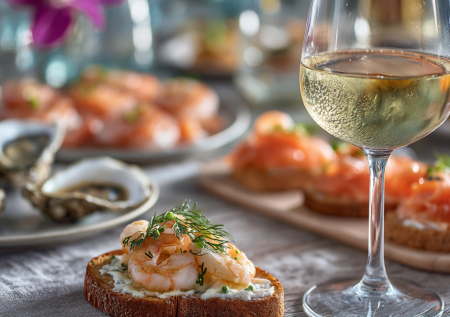 Салаты, закуски или мясо? Что подать к белому вину: полный гайд от сомелье