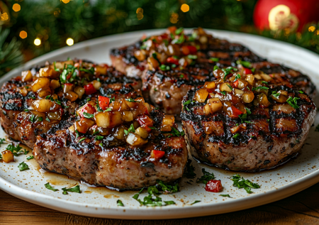 Вкуснее шашлыка: готовим стейки из свиной шейки в соусе из лука, чили и ананаса — простой рецепт для праздничного стола