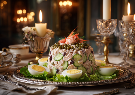 Рябчиков жуй, буржуй! Оливье по старинному рецепту — как в XIX веке