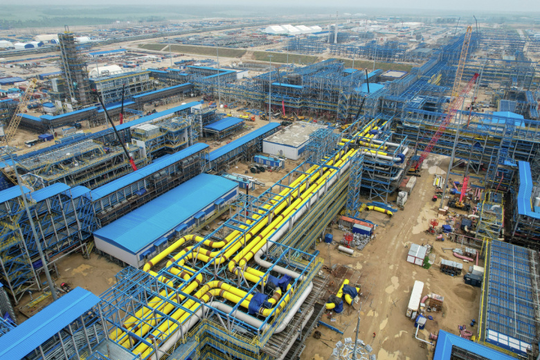 Сети трубопроводов сырьевого и товарного газа Амурского ГПЗ