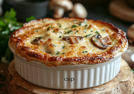 Беру курицу и грибы — творю чудо: нежное суфле под сырной шапкой. Не жюльен, а вкуснее!