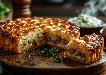 Других пирогов больше не делаю! Готовлю русскую кулебяку на Рождество