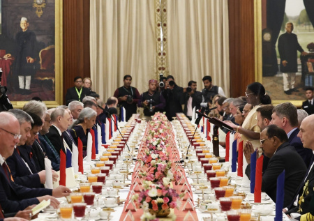 Путина накормили бульоном из моринги и фаршированными сморчками