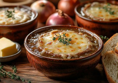 Луковый суп — хит сезона простуд: если еще не готовили этот французский шедевр, скорее пробуйте — всего 4 ингредиента