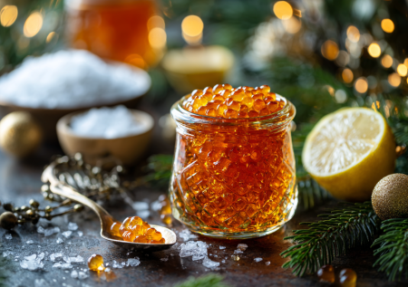 Солю сама: быстрый рецепт икры форели с лимоном