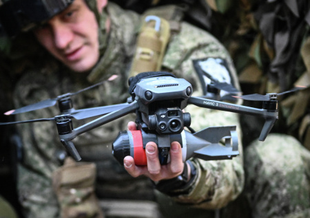 Опубликованы кадры ликвидации дронов-«ждунов» ВСУ