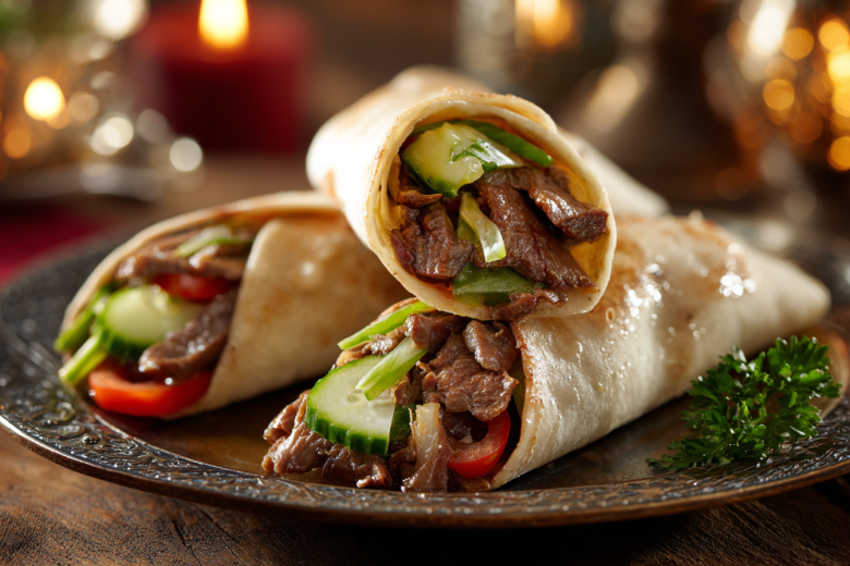 Новогоднее угощение с говяжьей печенью