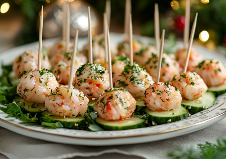 Канапе из фаршированных крабовых палочек: ошеломляющая закуска на Новый год