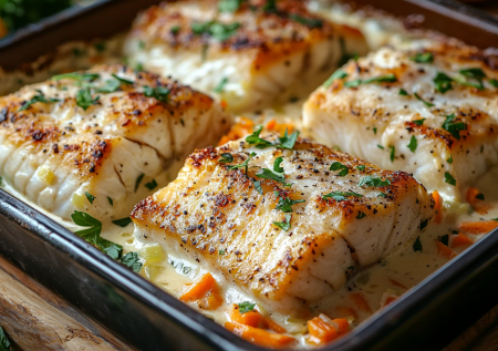 Рыбная запеканка по-царски: обалденный минтай в сырно-сметанной заливке