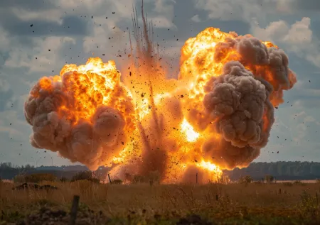 Пункт украинского погранотряда взлетел на воздух