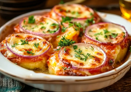 Праздничное мясо, которое удивит гостей в год Огненной Лошади: яркий вариант мяса по-французски с ананасами для новогоднего стола