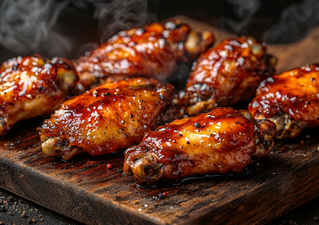 Сложные блюда не готовлю, эти медовые крылышки выручают на ужин и на праздник: полный отпад