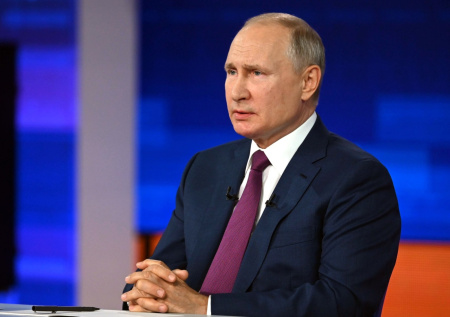 Стало известно число обращений на прямую линию с Путиным