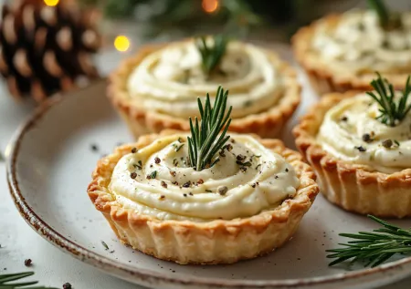 Закуска для новогоднего стола, которую оценят все: тарталетки с тофу-паштетом