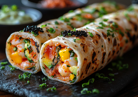 Этот ролл съедят первым: изысканная закуска с морепродуктами